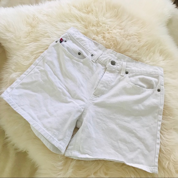Ralph Lauren Pants - POLO JEANS RALPH LAUREN white Vtg shorts petite 8
